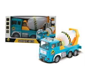 Mainan Truck baterai bump and go ada musik lampu dapat berjalan