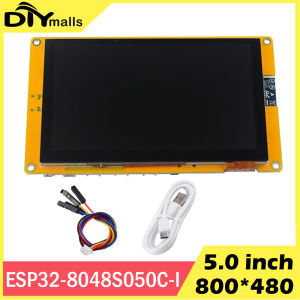 ESP32-8048S050C-I 5.0" inch ESP32-S3 IPS Display TFT LCD Module ST7262 Capacitive Touch Screen 800x480 ESP32-S3 for Arduino IDE