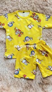 Setelan anak babyterry baju setelan anak full printing 1234567thn