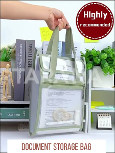 13 Layers Handle Folder A4 File Organizer Expanding A4 File Folder Portable Transparent Folder Bag