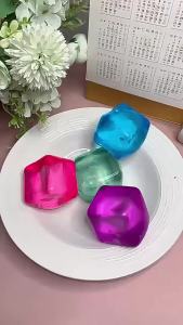Squishy Ice cube Slow Rebound Squeeze Toys Stress Relief Sensory Fidget Toys for Adults Anti Anxiety Squishy Toys Maltose Cube