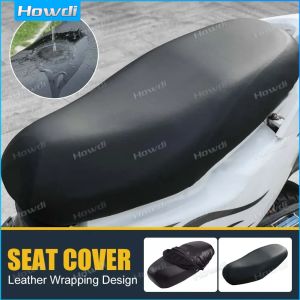 Motorcycle Seat Cover Waterproof Cushion Leather Protector Sunscreen Cover for Most Motorcycles Electric Scooter