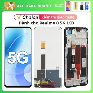 Màn Hình LCD OEM Bộ Số Hóa Cảm Ứng Cho OPPO Realme 8 5G 6.5 Màn Hình Điện Dung Điện Thoại Di Động Thay Thế Một Phần