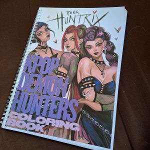 Kpop Demon Hunters Coloring Book Size A5 50 pages