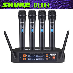 shure/BLX84 wireless microphone original brandedmikerophone karaokeprofessional uhf wireless mic