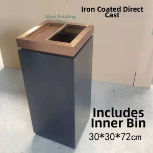MLZH | Commercial Stainless Steel Trash Bin and Ashtray