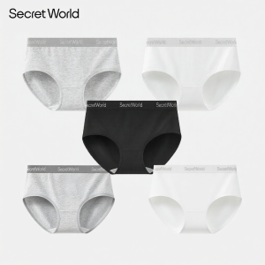 Secret World | Antibacterial Breathable Cotton Sports Panties