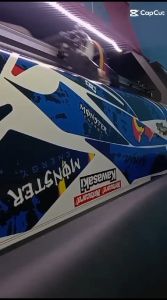 Stiker striping honda CRF 150 L grafis variasi 012