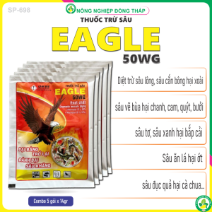 [Combo 5 Gói] Thuốc Trừ Sâu EAGLE 50WG – Đại Bàng Trở Lại Đánh Bại Sâu Kháng (Gói 14gr)