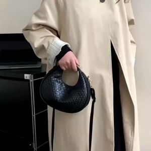 CSONLINEMALL  Womens Handbag PU Leather Weave Retro Sling Bag Hobos Shoulder Bag