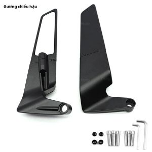 Bộ Gương Chiếu Hậu Bên Hông Có Thể Điều Chỉnh Dành Cho Kawasaki Z Series - Z1000 Z900 Z800 Z750 Z650 Z400 Z300 Z250 Z125 - Gương Chiếu Hậu Xe Máy