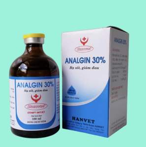 Analgin 30% hanvet (20.100ml) hạ sốt giảm đau cho vật nuôi