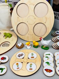 Life Cycle Puzzle Board Early Education Toys Montessori Science Area Materials Childrens Educational Toys for Kindergarten