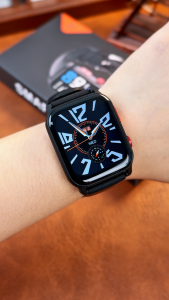 【Tali Gratis】Morein S1 Plus Smartwatch - 1.83inch Screen | UV Light | Bluetooth Call | IP68 Waterproof | Heart Rate & Sleep Monitor | Fitness Tracker