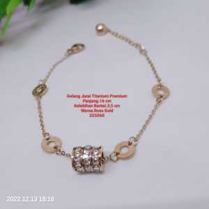 Gelang Rantai Titanium: Aksesoris Titanium Terlaris & Termurah