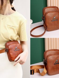 Túi Đeo Chéo Da Mềm Thời Trang 2024 Túi Đeo Chéo Đơn Giản Túi Đeo Hông Đa Năng Túi Đeo Vai Thường Ngày Túi Điện Thoại Di Động Vuông Nhỏ