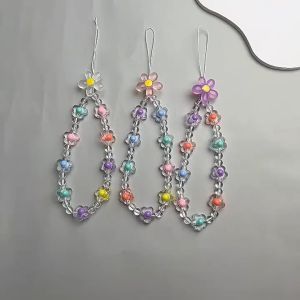 Tali Lanyard Hp Gantungan Hape PhoneStrap Handphone Manik Bunga Lucu Cantik