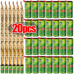 20/30Pcs Hanging Flypapers for Indoor / Strong Adhesive Fly Paper Strips / Fruit Fly Strips / Mosquito Killer Fly Tape Catchers