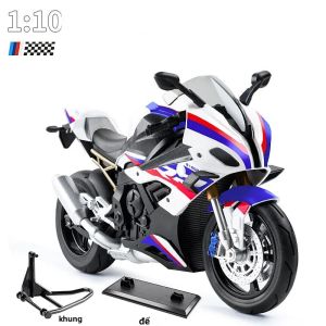 Tỉ Lệ 1:10 S1000RR Kawasaki NINJA H2R Hợp Kim Diecast Mô Hình Xe Máy Có Âm Thanh Ánh Sáng & Giả Lập Hấp Thụ Sốc Đồ Chơi Cho Bé Trai