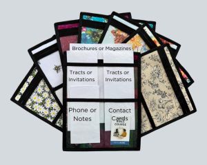 JW Ministry Organizer Service Organizertracts and magazine FolderiPad holder -Black lining1