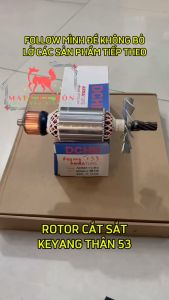 ROTOR MÁY CẮT SẮT KEYANG THÂN 53 - DÀI 217 - 8 RĂNG DẤU SẮC