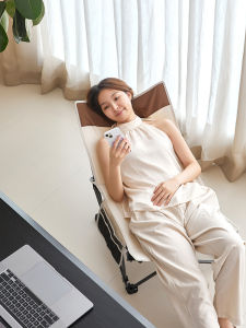 Portable Folding Beach Chair Camping Lightweight Fishing Leisure Nap Two-In-One Small Recliner Outdoor Picnic Furniture