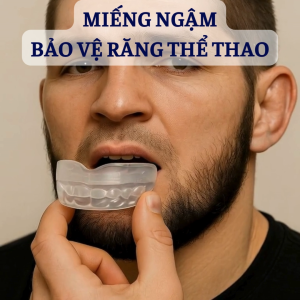Miếng ngậm bảo vệ răng tập thể thao cường độ va đập cao như Boxing MMA M2 mouthguard chống nghiến răng- ShopTIVT