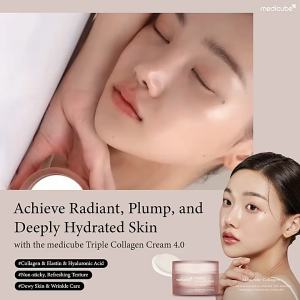 Kem Dưỡng Medicube Triple Collagen Cream 50ml - Cấp Ẩm Phục Hồi & Tăng Đàn Hồi Da