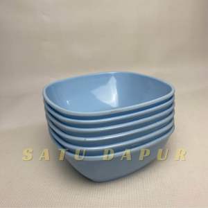 M-7006 (6 pcs / 1 lusin) - Mangkuk Melamine Persegi 15 cm Mangkok Melamin Kotak Mangkok Mie Mangkok Bakso Mangkok Saji Serbaguna