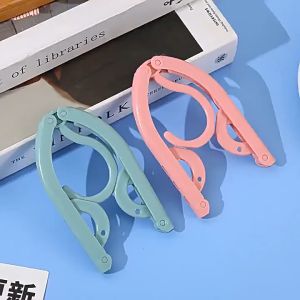 1pcs/5pcs Bold Travel Portable Household Non-slip Drying Underwear Rack Plastic Folding Hanger