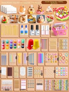 Soft Non-toxic Modeling Clay Set