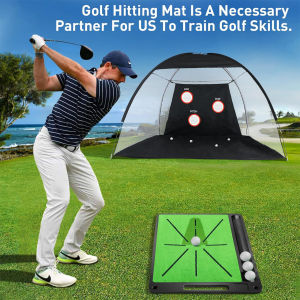 High Quality Golf Swing Detection Rubber Training Mat Ball Trajectory Directional Pad Swing Path Pad Swing Practice Mat