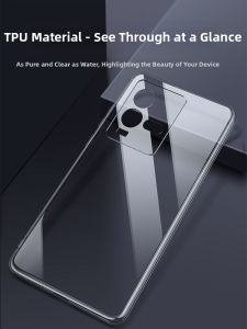 MOFASHI | Transparent Simple Fingerprint Scratch Drop Resistant Phone Case Silicone