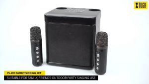 【Bisa COD】UNIG Speaker Bluetooth Super Bass Salon Karaoke 2 mic Wireless Speaker aktif Murah Full Bass MP3 Radio Musik Box bluetooth Mini Subwoofer dat 12 Inch