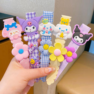 สาว 2024 สไตล์ใหม่ Velcro อุปกรณ์เสริมผม Fringe สติกเกอร์แหวนผม การ์ตูน ดีไซน์ อุปกรณ์เสริมผมสําหรับเด็ก