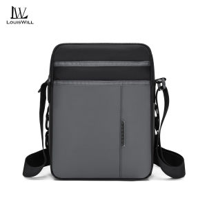 LouisWill Mens Bag Fashion Single-shoulder Bag Multi-pocket Mens Messenger Bag Casual Handbag Mens Bag Backpack Portable Crossbody Bag Small Bag Business Bag