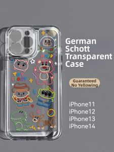 VORRYELL | Disney Cartoon Clear Full Coverage Phone Case