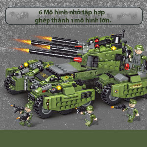 [Bộ Đồ chơi lắp ráp] Bộ Đồ Chơi Le.go Lắp Ráp Mô Hình Xe T.ăng 2 nồng 710 Chi Tiết.Cho Trẻ Từ 6 Tuổi.