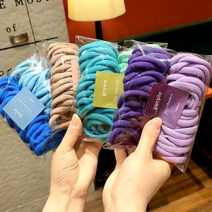 Hair Tie,50pcs Gradient Color Sturdy and Durable Practical and Portable Soft Material Good Elasticity Scrunchie Environmentally Friendly Materials Safe and Non-Toxic with Delicate for Women Hair Accessories