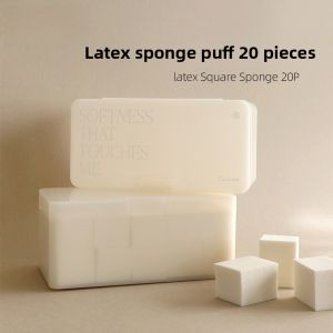 Piccasso Large Capacity 20pcs Makeup Sponge Set Latex Square Foundation Puff Long-lasting Adhesive Professional Beauty Tool