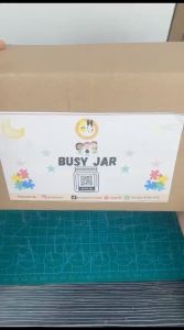 Mainan Edukasi Busy Jar Montessori Tutup Putih Bizzi Jar Motorik Sensori Play byGHEduPlay
