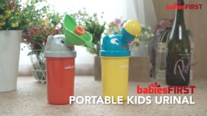 BabiesFIRST Portable Kids Urinal / Potty Travel Portable / Wadah Pipis Anak / Botol Pispot Portable