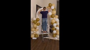 1.5/2.5M Free Bending Balloon Stand Adjustable Balloon Arch Kit Holder with Base Happy Birthday Wedding Party Needs Party Decorations