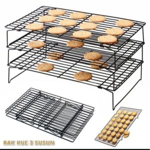 COOLING RAK 3 SUSUN TATAKAN KUE 40X25 CM PENDINGIN KUE
