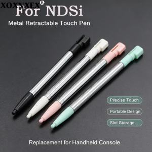 4 Pcs Metal Retractable Stylus Pen Replacement for NDSi Handheld Console Touch Screen Pen