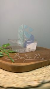 (ISI 25 PCS) Thinwall 200ml Persegi Panjang / Kotak Makan plastik / Thinwall Persegi Panjang 200 ml