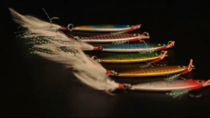 [Manila]7G/4.5CM Fishing Bait Laser Metal Jig 3D Eyes Casting Spoon Fishing Lure