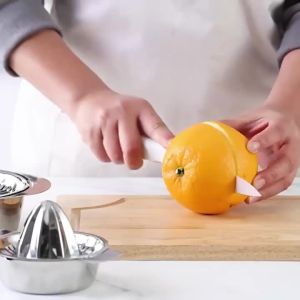 Máy Ép Trái Cây Bằng Thép Không Gỉ Dụng Cụ Ép Chanh Cam Cầm Tay Tiện Dụng Cho Việc Sử Dụng Hàng Ngày