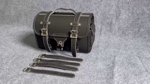 Túi Da Treo Sau Xe Máy Cao Cấp Có Khoá 30cm