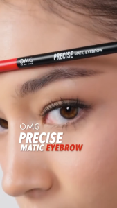 [PAKET 6PCS] OMG OH MY GLAM Eyebrow Precise Matic Precisely On-Point! Pensil Alis Tahan Lama dan Presisi